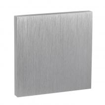 LC Light Oberteil in Alugeschliffen mit seitlicher Beleuchtung LC230B-O
