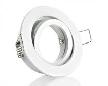 LC-Light Druckguss Einbaustrahler rund Weiß mit Klickverschluß E4457-1
