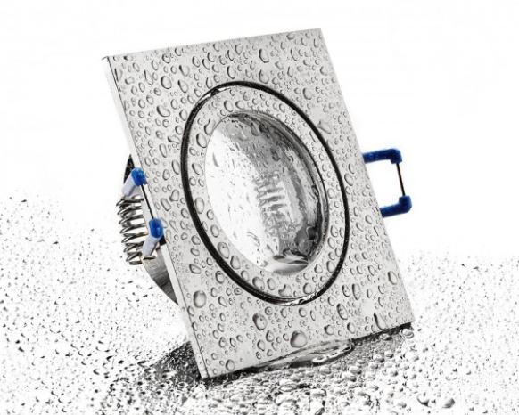 LC-Light ALU Einbaustrahler Eisengebürstet viereckig mit Klickverschluss IP44 LC-Light ALU Einbaustrahler Eisengebürstet viereckig mit Klickverschluss IP44