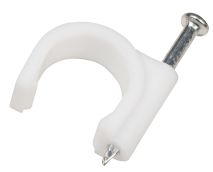 McPower Kabelschelle , 12mm, 100er-Pack, weiß 1535576