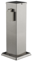 Noname Außensteckdose 2-Fach, IP44, Edelstahl V2A, 127x127x300mm, 3680W/ 16A 1534562