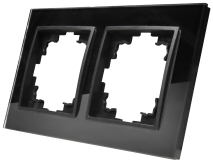 McPower Glas-Rahmen ''Flair'', 2-fach, schwarz 1534258