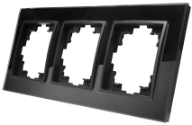 McPower Glas-Rahmen ''Flair'', 3-fach, schwarz 1534259