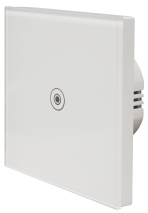 McPower Touch Schalter ''FLAIR'' 250V~/5A, Glas mit LED Kontroll-Leuchte, 1-fach 1534884