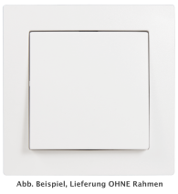McPower Kreuzschalter ''Flair'', 250V~/10A, UP, weiß 1534865