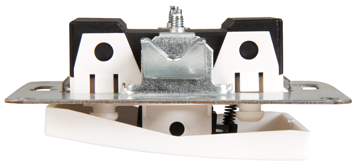 McPower Taster ''Flair'', 250V~/10A, UP, weiß