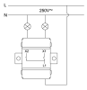 McPower Serien-Schalter ''Flair'', 2-fach, 250V~/10A, UP, weiß