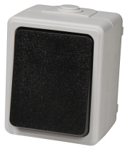 McPower Feuchtraum Wechselschalter ''Taff'', 250V~/10A, IP44, Aufputz, grau 1534869