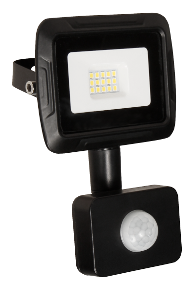 McShine LED-Außenstrahler ''Super-Slim'' 10W, 800lm, 4000K, IP44, Bewegungsmelder McShine LED-Außenstrahler ''Super-Slim'' 10W, 800lm, 4000K, IP44, Bewegungsmelder