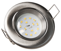 McShine LED-Einbauleuchte , Ø83mm, 5W, 400lm, warmweiß, schwenkbar, ultra flach 1452288