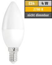 Noname LED Kerzenlampe E14, 4W, 320lm, 2700k, warmweiß 1452605