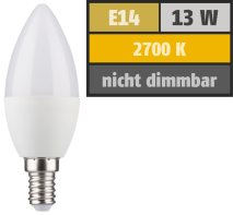 Muellerlicht LED Kerzenlampe, E14, 5,5W, 470lm, 2700K, warmweiß, SWITCH DIM 100/55/15% 1451840