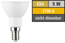 Muellerlicht LED Reflektor PAR16, E14, 5W, 350lm, 2700K, warmweiß 1451829