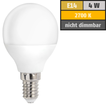 Noname LED Tropfenlampe E14, 4W, 320lm, 3000k, warmweiß 1452606