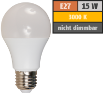McShine LED Glühlampe , E27, 15W, 1250lm, 220°, 3000K, warmweiß, Ø60x118mm 1452252