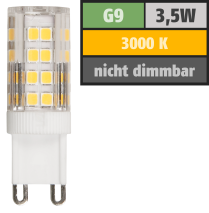 McShine LED-Stiftsockellampe , G9, 3,5W, 300lm, 3000K, warmweiß 1452211