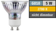 Muellerlicht LED-Strahler, GU10, 5W, 350lm, 2700K, warmweiß, 2er Set 1451879