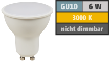 Noname LED-Strahler GU10, 6W, 450 lm, warmweiß, Milchglas 1459059