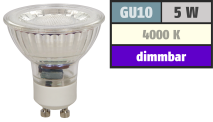 McShine LED-Strahler ''MCOB'' GU10, 5W, 350 lm, neutralweiß, dimmbar 1451398