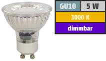 McShine LED-Strahler ''MCOB'' GU10, 5W, 350 lm, warmweiß, dimmbar 1451397