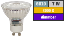 McShine LED-Strahler ''MCOB'' GU10, 7W, 450 lm, warmweiß, dimmbar 1451399