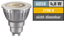 Noname LED-Strahler ''Silverforce'', GU10, 4,8W, 300 lm, 100°, warmweiß 1452012