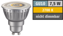 Noname LED-Strahler ''Silverforce'', GU10, 7,5W, 540 lm, 100°, warmweiß 1452011