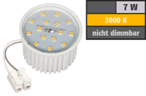 McShine LED-Modul , 7W, 510 Lumen, 230V, 50x33mm, warmweiß, 3000K 1452156