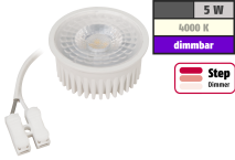 McShine LED-Modul 'MCOB' 5W, 400lm, 230V, 50x25mm, neutralweiß, step-dimmbar 1452188