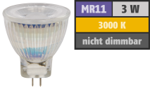 McShine LED-Strahler ''MCOB'' MR11 / G4, 3W, 250 lm, warmweiß 1451383