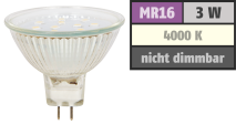 McShine LED-Strahler ''ET10'', MR16, 3W, 250 lm, neutralweiß 1451333