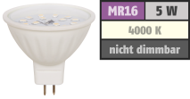 McShine LED-Strahler ''ET50'', MR16, 5W, 400 lm, weiß 1451395