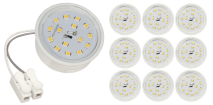 Noname LED-Modul McShine, 5W, 400lm, 230V, 50x23mm, warmweiß, 3000K, 10er-Pack 1452155